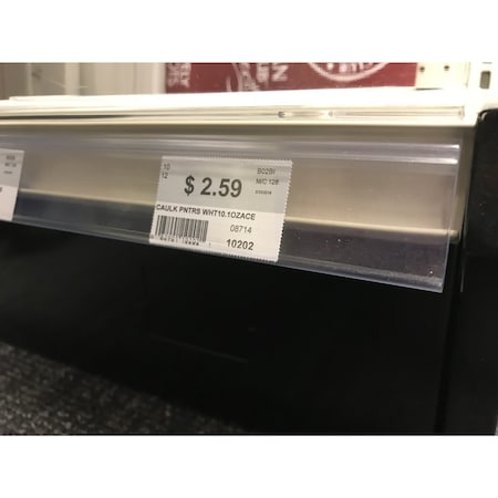 Kinter Plastic Shelf Bin Tag Strip 1.25 in. H X 0.32 in. W 108857-ACE